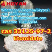 Top manufacturer cas 33125-97-2 Etomidate powder +86 19565688180