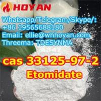 Top manufacturer cas 33125-97-2 Etomidate powder +86 19565688180 - 2