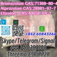 Bromazolam CAS:71368-80-4 Alprazolam CAS:28981-97-7 Etizolam  CAS:40054-69-1 +44 7410387508