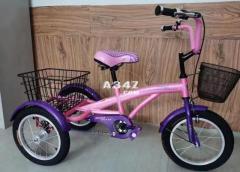 Baby Tricycle 3 Wheel Children Trike Kids Tricycle with Two Seat, Baby Tricycle, Tricycle" - 2
